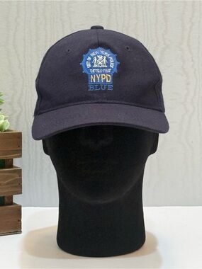 Vintage 90s NYPD Blue TV Show SnapBack Hat Headmaster Wool Blend Detective OSFA